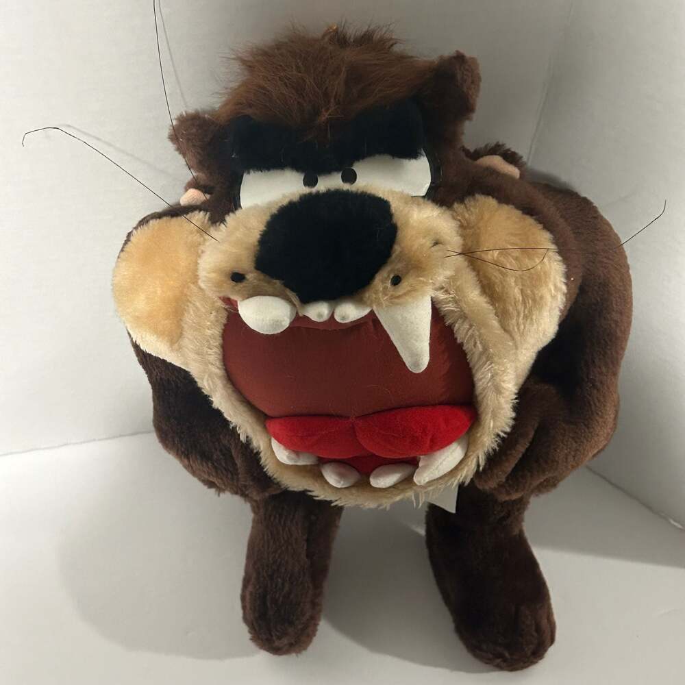 Vintage 1994 Looney Tunes Tasmanian Devil Taz Plush by Ace Novelty